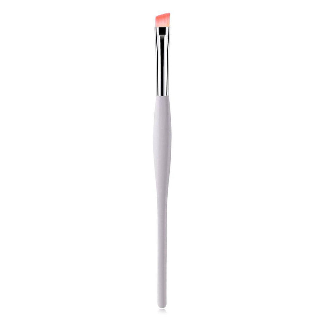 1Pc Wooden Handle Professional Eyebrow Brush Fiber Hair Eyebrow Makeup Brush Single Liquid Eyeliner Cosmetics Brush Beauty Tool